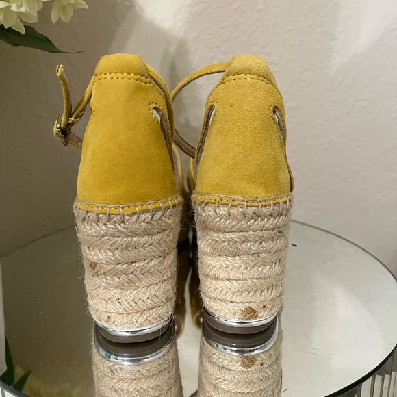 Franco Sarto Womens Calabria Leather Open Toe Casual Platform Sandals - Picture 7 of 10